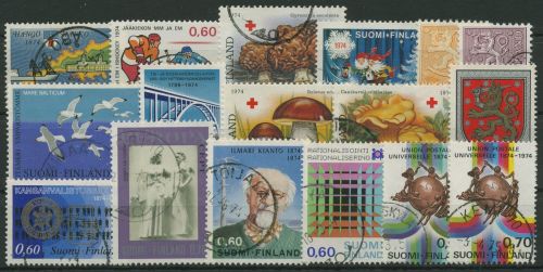 Finnland 1974 Jahrgang komplett (743/59) gestempelt (G60213)
