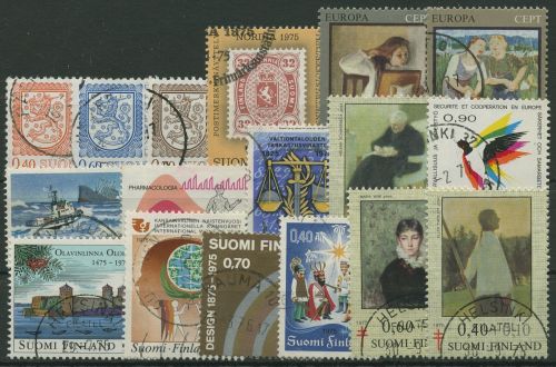 Finnland 1975 Jahrgang komplett (760/76) gestempelt (G60214)