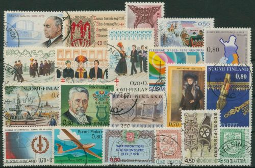 Finnland 1976 Jahrgang komplett (777/96) gestempelt (G60215)