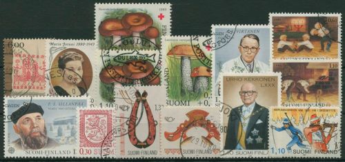 Finnland 1980 Jahrgang komplett (862/75) gestempelt (G60217)