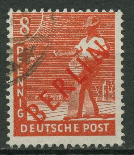 Berlin 1949 Rotaufdruck 23 gestempelt