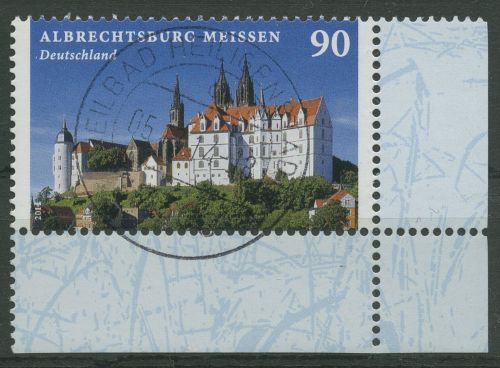 Bund 2014 Albrechtsburg Meißen 3062 Ecke 4 mit TOP-Stempel (E4622)