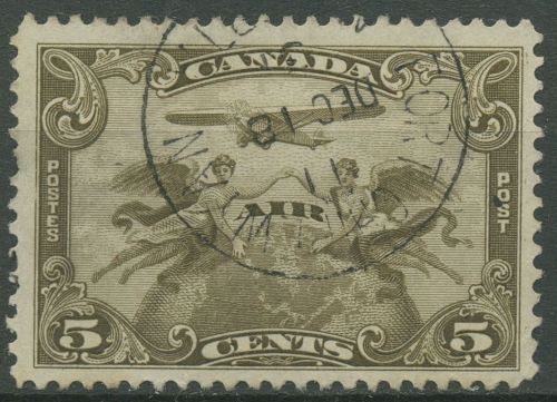 Kanada 1928 Flugpost Flugzeug Fokker 127 gestempelt