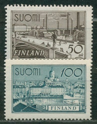 Finnland 1942 Hafen Helsinki, Tawastbrücke 259/60 postfrisch