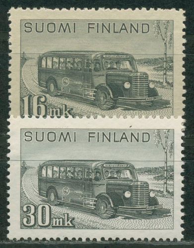 Finnland 1946 Fahrzeuge Postreisebus 329/30 postfrisch