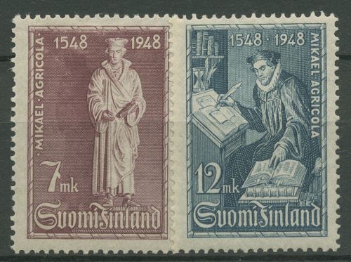 Finnland 1948 Neues Testament Reformator Mikael Agricola 356/57 postfrisch