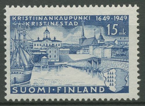 Finnland 1949 Stadtansicht Kristinestad 372 postfrisch