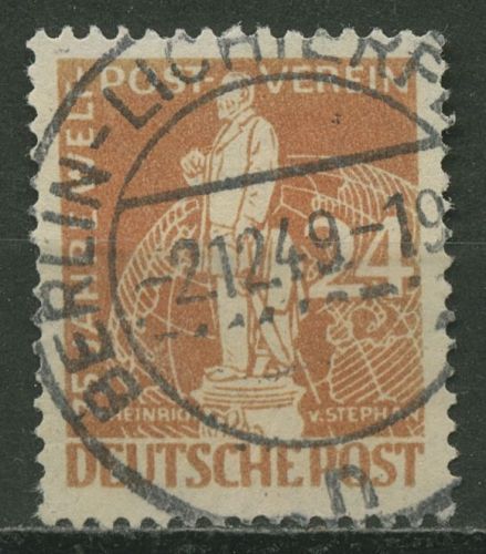 Berlin 1949 75 Jahre Weltpostverein UPU, Heinrich von Stephan 37 TOP-Stempel