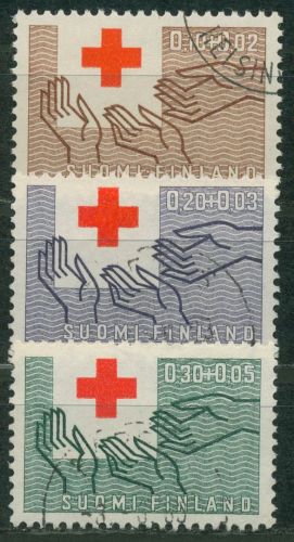 Finnland 1963 Internationales Rotes Kreuz 570/72 gestempelt