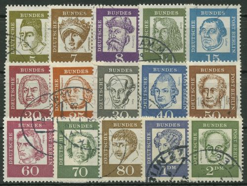Berlin 1961 Bedeutende deutsche Persönlichkeiten 199/13 gestempelt
