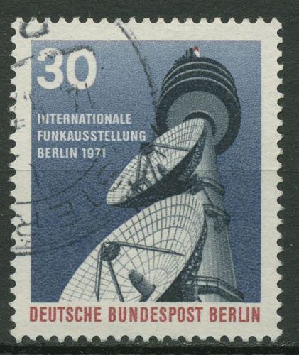 Berlin 1971 Funkausstellung Fernmeldeturm Wannsee 391 gestempelt