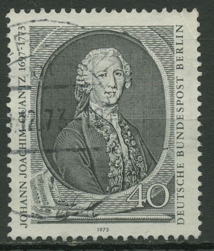 Berlin 1973 Komponist Johann Joachim Quantz 454 gestempelt