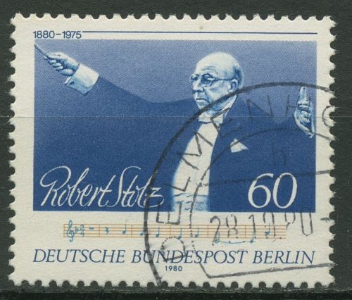 Berlin 1980 Komponist Robert Stolz 627 gestempelt