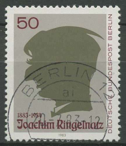 Berlin 1983 Schriftsteller Joachim Ringelnatz 701 gestempelt