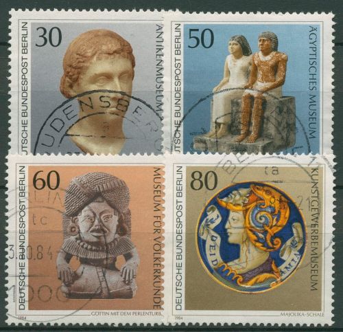 Berlin 1984 Kunstschätze Skulpturen 708/11 gestempelt