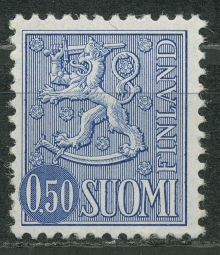 Finnland 1972 Freimarken Wappenlöwe 666 y postfrisch