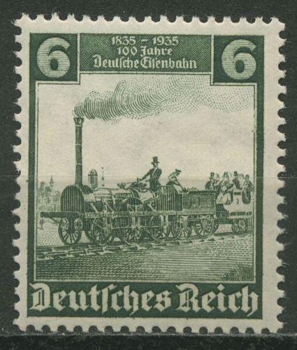 Deutsches Reich 1935 100 Jahre Deutsche Eisenbahn 580 postfrisch