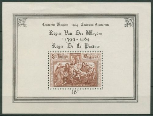 Belgien 1964 Kunst Kultur Rogier v.d. Weyden Block 31 postfrisch (C91575)