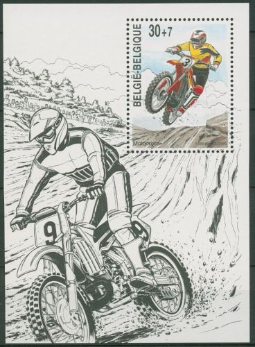 Belgien 1999 Motorradsport Motocross Block 72 postfrisch (C91556)