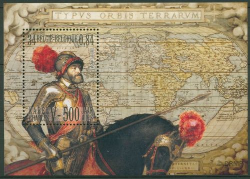 Belgien 2000 500.Geburtstag Kaiser Karl V. Block 76 postfrisch (C91618)