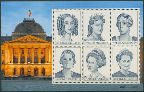 Belgien 2001 Königinnen von Belgien Block 79 postfrisch (C91550)
