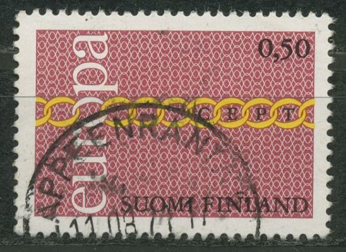 Finnland 1971 Europa CEPT Kettensymbol 689 gestempelt