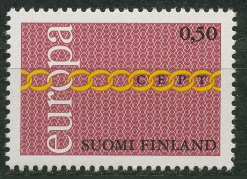 Finnland 1971 Europa CEPT Kettensymbol 689 postfrisch