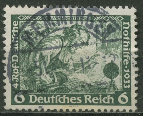 Deutsches Reich 1933 Deutsche Nothilfe Wagner 502 A gestempelt