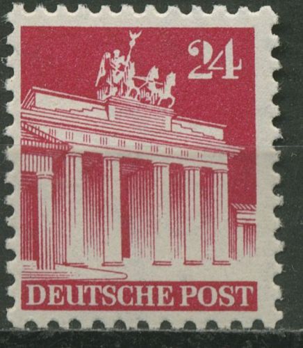 Bizone 1948 Bauten mit weiter Zähnung 86 XF postfrisch