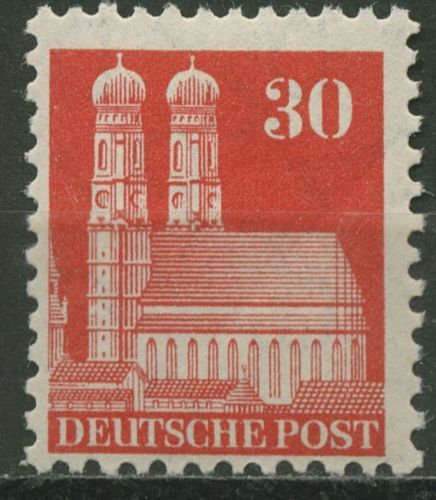 Bizone 1948 Bauten mit weiter Zähnung 88 XF postfrisch