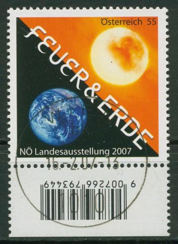 Österreich 2007 Feuer und Erde 2635 gestempelt