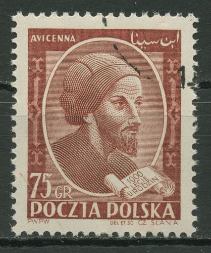 Polen 1952 Arzt Ibn Sina 773 gestempelt