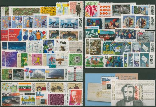 Bund 2021 kompletter Jahrgang (3580/54, Block 88/89) postfrisch (SG61259)