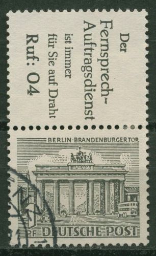Berlin Zusammendrucke 1952 Berliner Bauten S 9 gestempelt