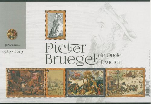 Belgien 2019 Gemälde von Pieter Bruegel d. Ä. Block 243 postfrisch (C42476)
