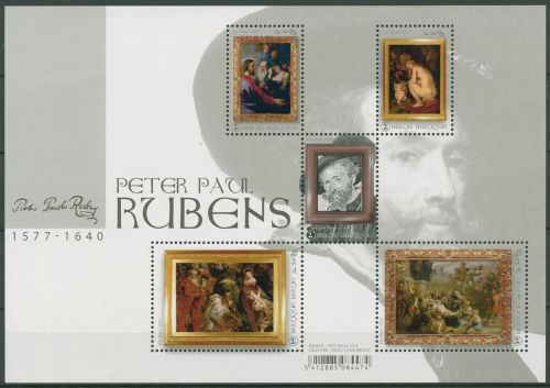 Belgien 2018 Gemälde von Peter Paul Rubens Block 223 postfrisch (C42477)