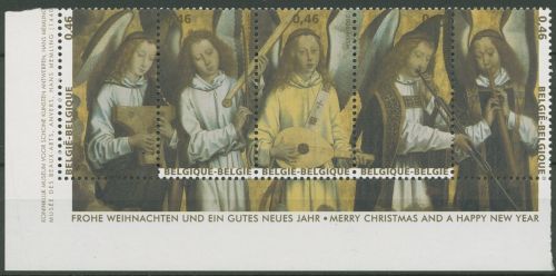 Belgien 2006 Weihnachten Gemälde v. Hans Memling 3639/43 ZD postfrisch (C42484)