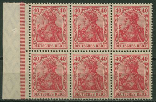 Deutsches Reich 1921 Heftchenblatt Germania H.-Bl. 28 B 1.1 postfrisch