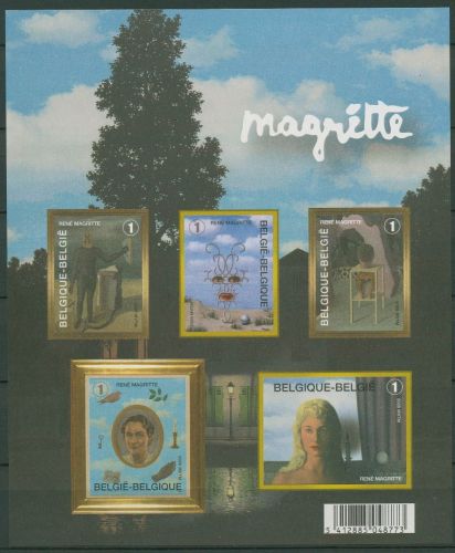 Belgien 2008 Gemälde von René Magritte Block 126 postfrisch (SG42360)