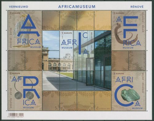 Belgien 2018 Wiedereröffnung des AfricaMuseums Block 225 postfrisch (SG42363)
