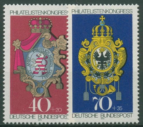 Bund 1973 IBRA Philatelistenverband Kongress München 764/65 postfrisch