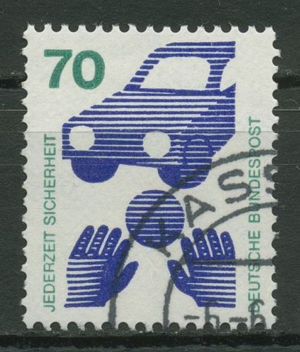 Bund 1973 Unfallverhütung Verkehrssicherheit 773 gestempelt
