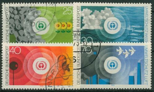 Bund 1973 Umweltschutz 774/77 gestempelt