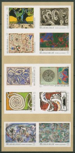 Belgien 2012 Gemälde von Pierre Alechinsky 4290/99 MH postfrisch (C42491)