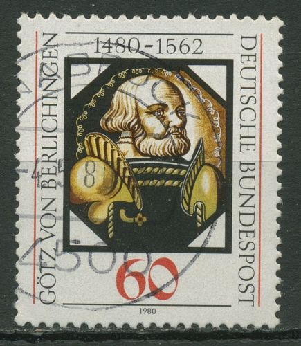 Bund 1980 Ritter Götz von Berlichingen 1036 gestempelt