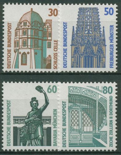Bund 1987 Sehenswürdigkeiten Bauwerke 1339/42 postfrisch