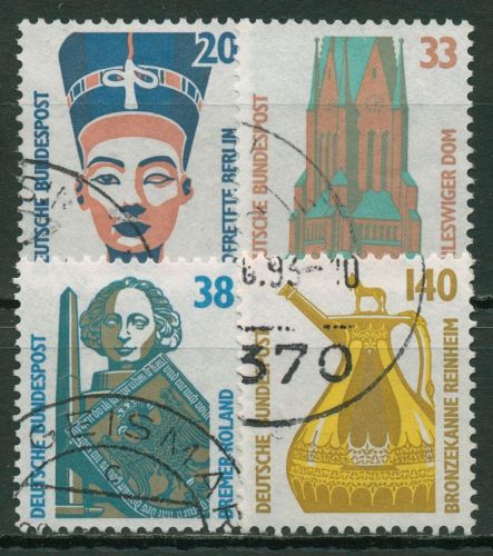 Bund 1989 Sehenswürdigkeiten 1398/01 gestempelt
