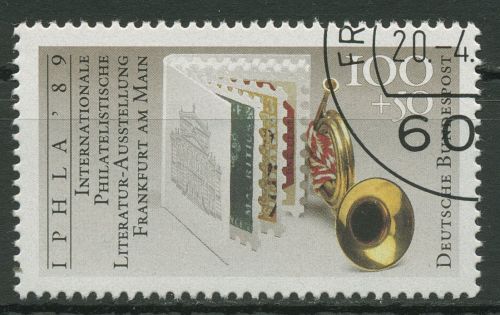 Bund 1989 IPHLA Philatelistische Literatur Posthorn 1415 gestempelt