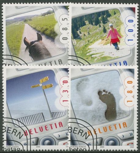 Schweiz 2005 Fotografie-Wettbewerb Swiss mobil 1929/32 gestempelt