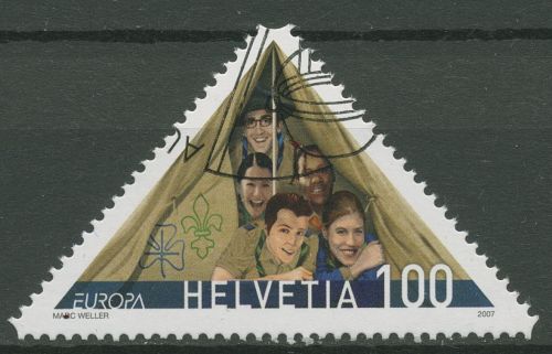 Schweiz 2007 Europa CEPT Pfadfinder 2011 gestempelt